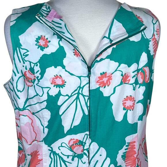 Lilly Pulitzer Womens “Worth Jade Green Take it Even Higher” Shift Dress Size 12 - Picture 7 of 12